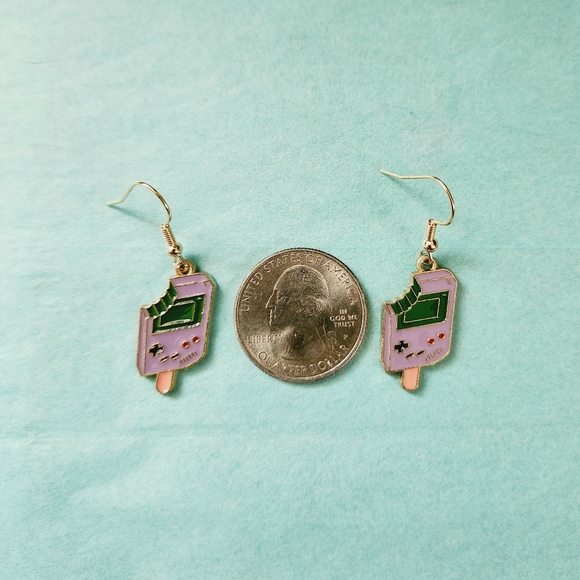 🔮3/$15 Game Boy Popsicle Earrings - Picture 2 of 4